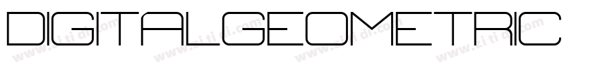 digitalgeometric Bol字体转换